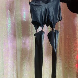 Blackmilk suspender leggings